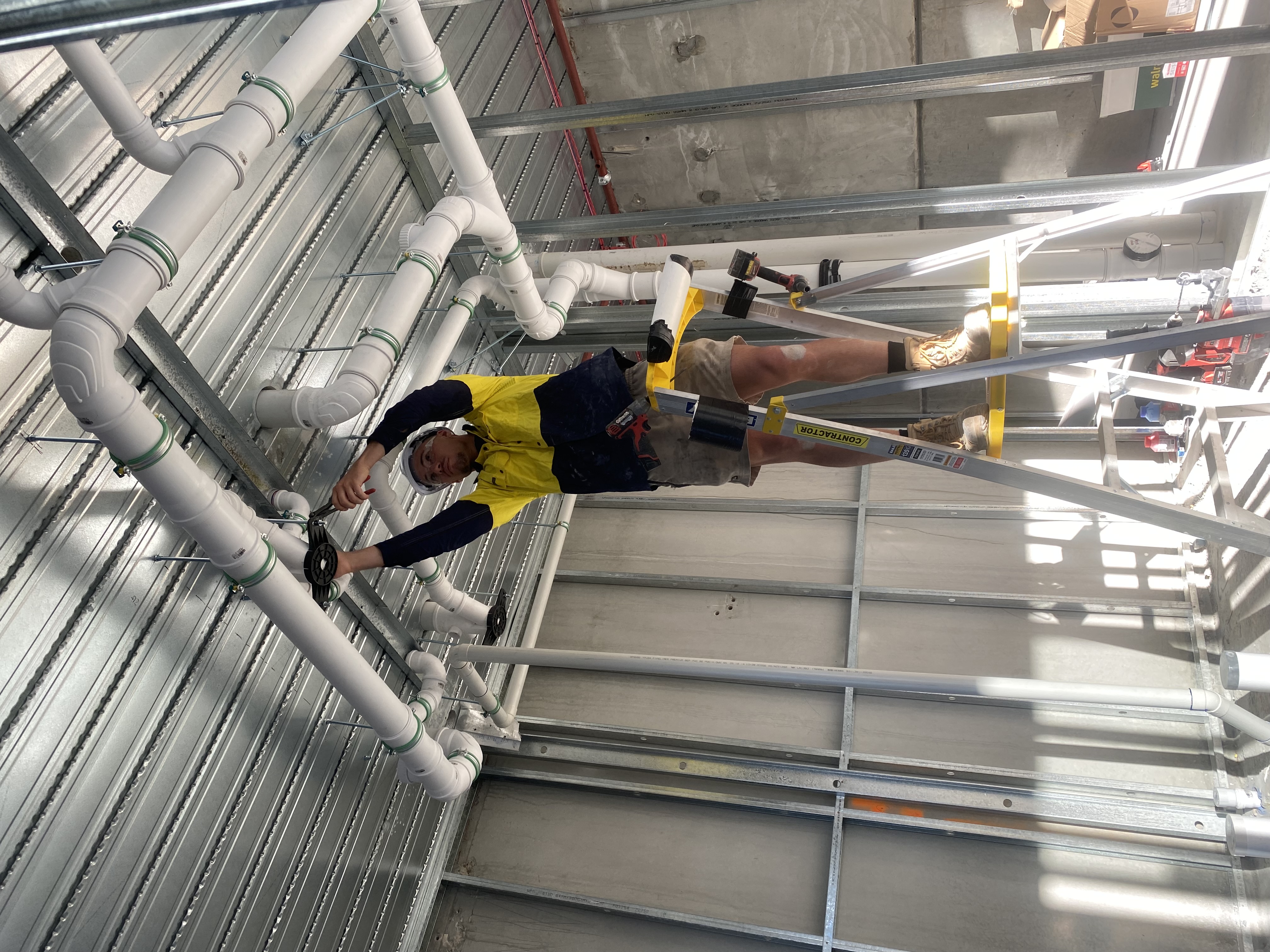 399 King William Street commercial plumbing installation